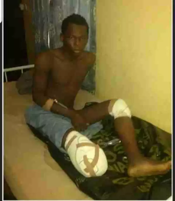 Boko Haram Members Abandon Injured Member During Battle With Soldiers (Photo)